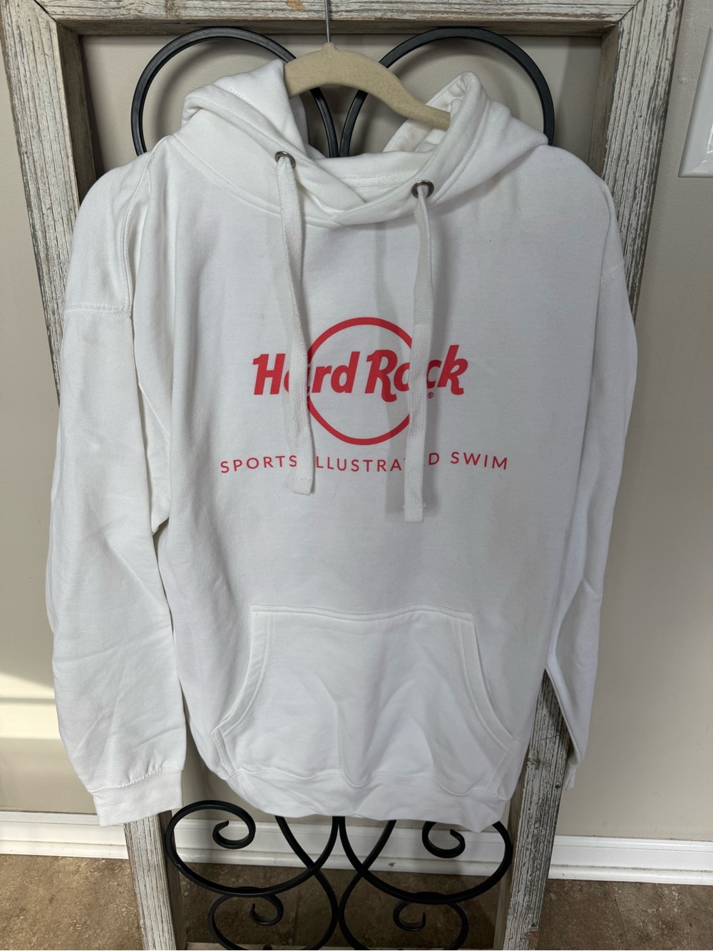 Hard Rock x Sports‎ Illustrated Swim Hoodie Hollywood FL NWT Palm Tree Large